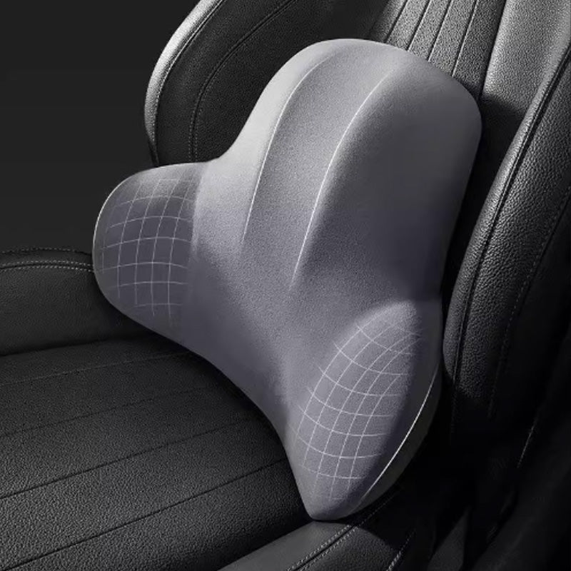 🚗 Memóriahabos Autós Fejtámla és Deréktámasz – Ergonomikus Üléstámogató Párna