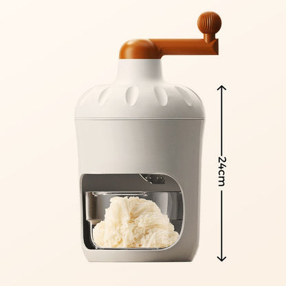 🍧❄️ Kézi jégreszelő finomra reszelt jéghez, jégformával együtt
