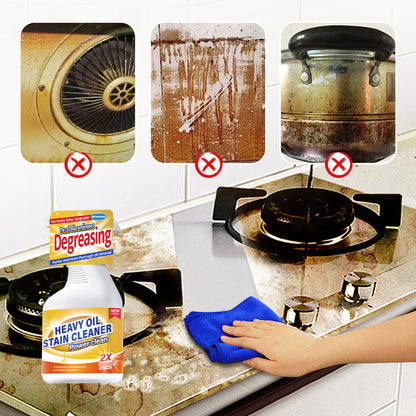 🧼🍳 Nehéz-Kivitelű Konyhai Tisztító Spray – Élelmiszerbarát Zsíroldó Szer Tűzhelyekhez, Páraelszívókhoz és Rozsdamentes Acél Felületekhez 👨‍🍳💖