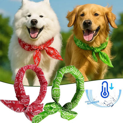 【1+2 ingyen】🐶🐱❄️Nyári hűtő nyakpánt háziállatoknak