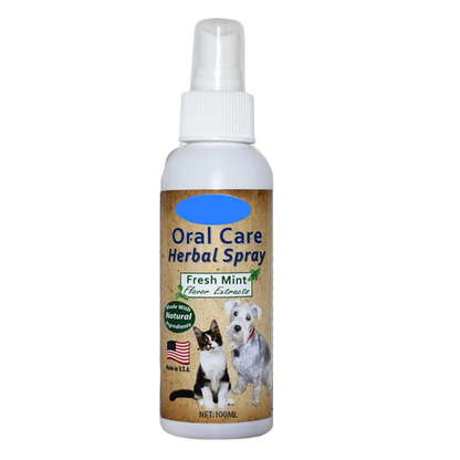 🐶🐱 Fogmosás nélküli fogápoló spray kutyáknak és macskáknak | Friss lehelet • Fogkő és lepedék elleni védelem • Természetes gyógynövényes formula 🦷✨