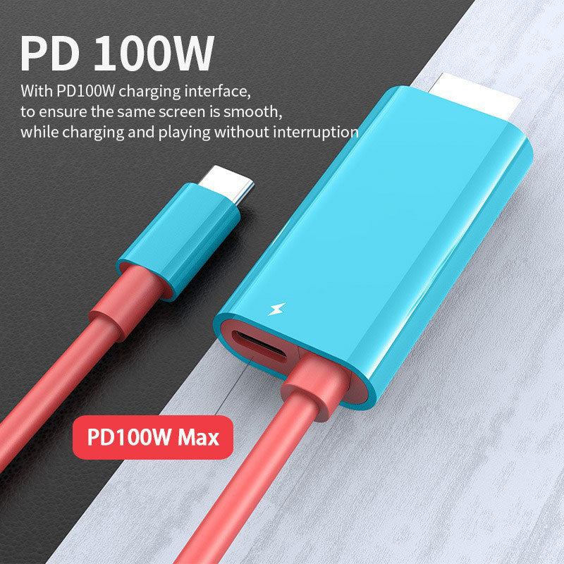🎮⚡ USB-C–HDMI átalakító kábel Nintendo Switchhez – Egyszerű csatlakozás, nagyképernyős játékélmény
