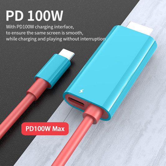 🎮⚡ USB-C–HDMI átalakító kábel Nintendo Switchhez – Egyszerű csatlakozás, nagyképernyős játékélmény