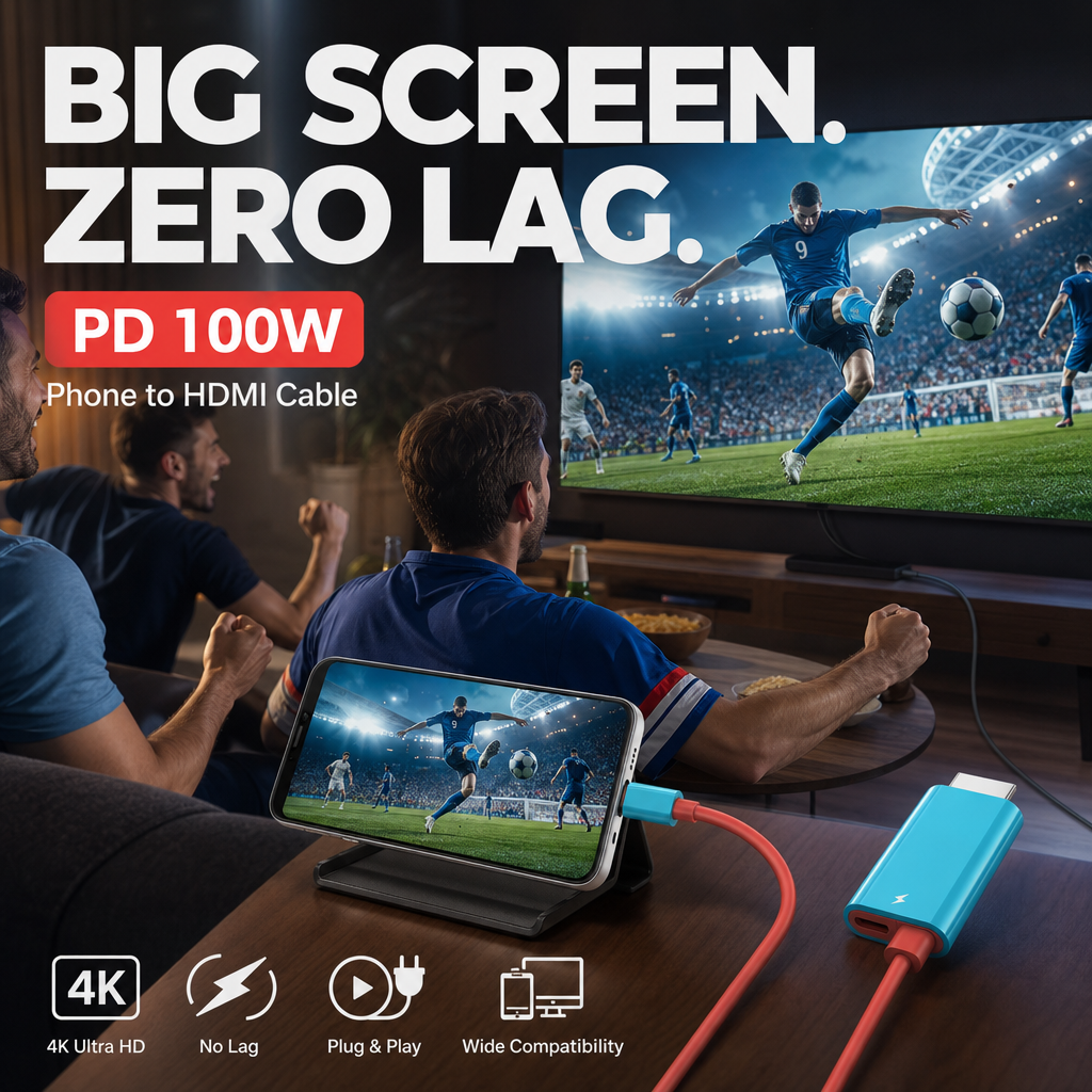 🎮⚡ USB-C–HDMI átalakító kábel Nintendo Switchhez – Egyszerű csatlakozás, nagyképernyős játékélmény