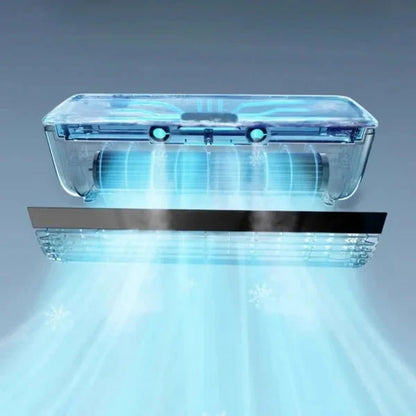 ❄️ Vezeték nélküli, hordozható mini léghűtő | USB-ről tölthető • Azonnali hűsítés 🌬️