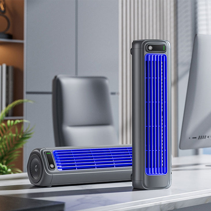 ❄️ Vezeték nélküli, hordozható mini léghűtő | USB-ről tölthető • Azonnali hűsítés 🌬️