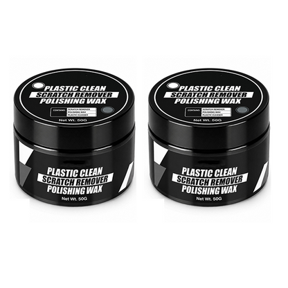🚗 Autó műanyag karcoláseltávolító és felújító viasz szivaccsal (30 ml) – ✨ Gyors, súrolásmentes fényesítés és zökkenőmentes, profi házi karbantartás 🛡️🛠️