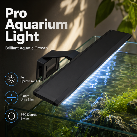 🐠💡Prémium teljes spektrumú LED akváriumlámpa – Állítható rögzítéssel