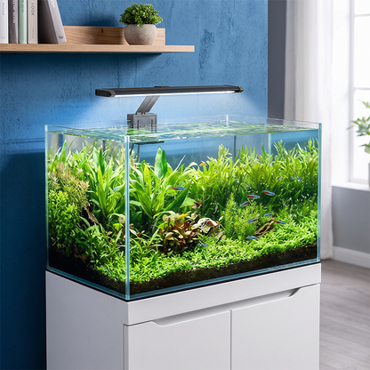 🐠💡Prémium teljes spektrumú LED akváriumlámpa – Állítható rögzítéssel