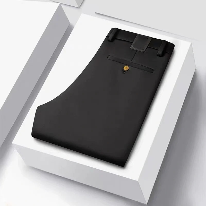 Férfi extra rugalmas egyenes szárú nadrág