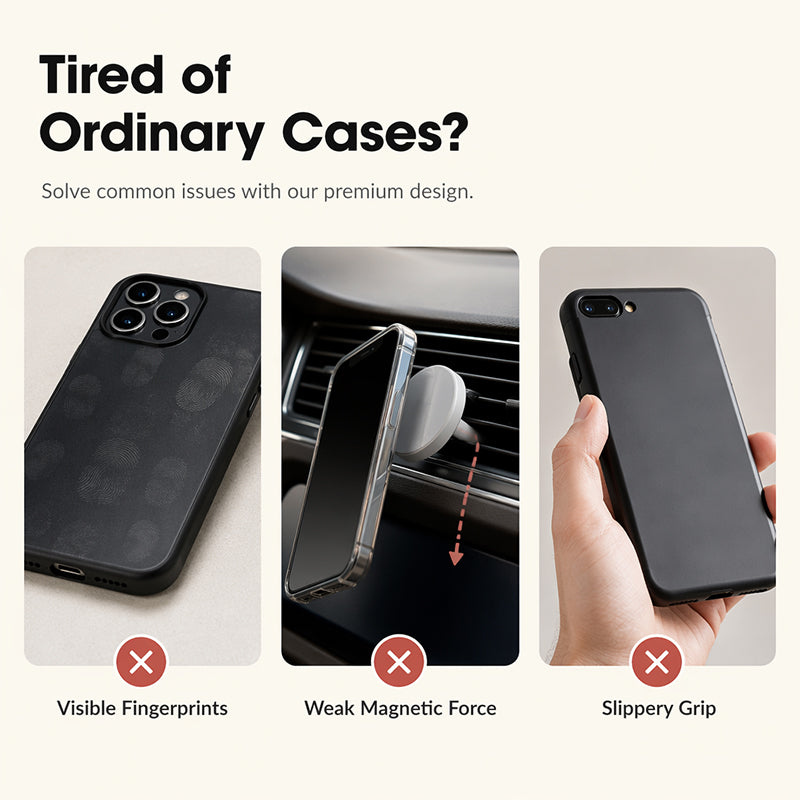 📱✨ MagSafe mágneses tok ombre hatással – beépített 360°-os állvány és megbízható védelem a telefon számára