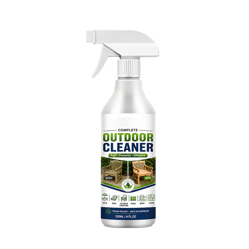 🧽Kültéri felületek tisztító spray, gyorsan ható folttisztító teraszhoz, fa bútorokhoz és kültéri felületekhez