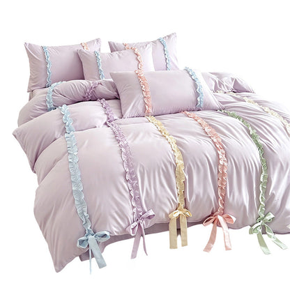 🎀 Romantikus Masnis Ágyneműgarnitúra – Puha, Pasztellszínű, Elegáns Hálószobába ⭐
