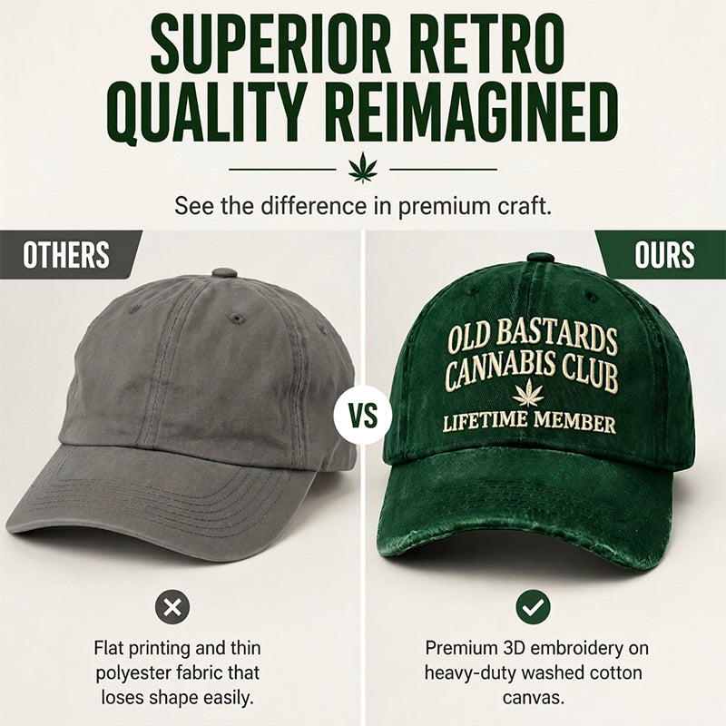 🧢 Vintage Hímzett Baseballsapka – Koptatott Retro Stílus, Időtálló Elegancia