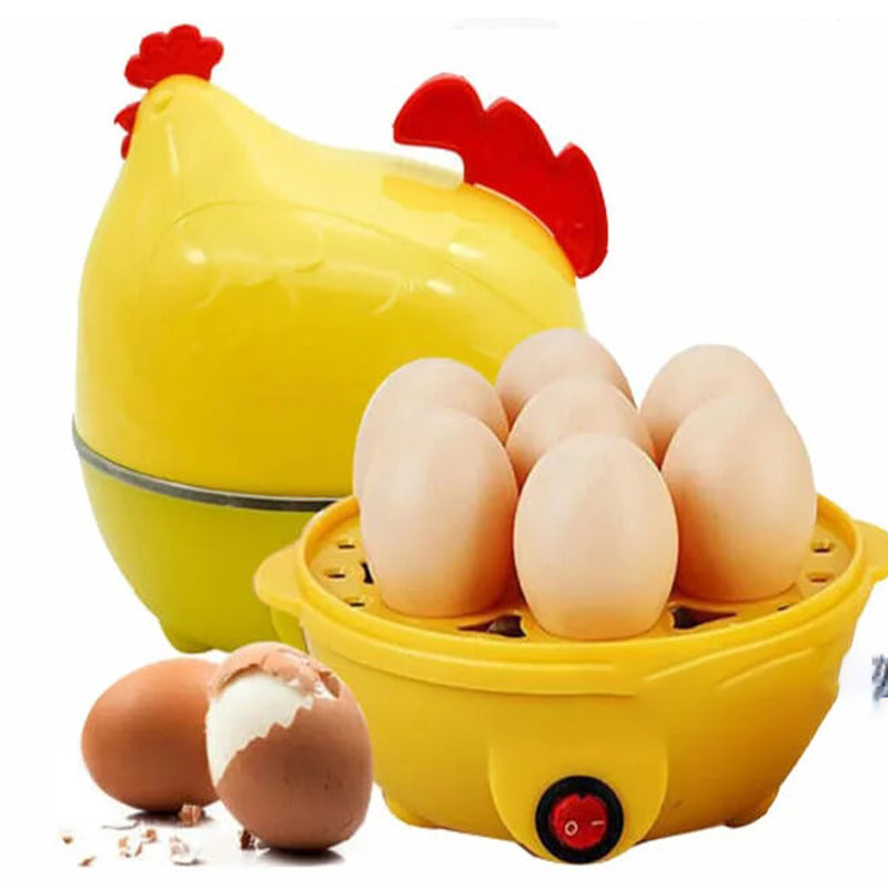 🥚 Multifunkciós Gyors Tojásfőző – 7 Tojás Egyszerre, Tökéletes Főzés Percek Alatt