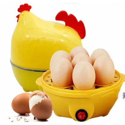 🥚 Multifunkciós Gyors Tojásfőző – 7 Tojás Egyszerre, Tökéletes Főzés Percek Alatt