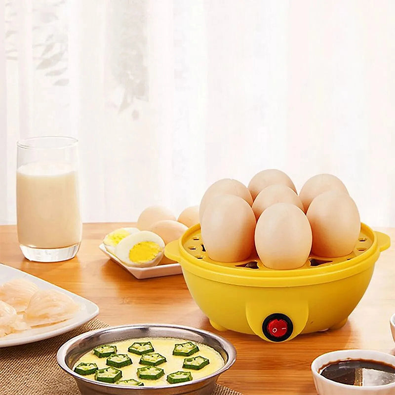 🥚 Multifunkciós Gyors Tojásfőző – 7 Tojás Egyszerre, Tökéletes Főzés Percek Alatt