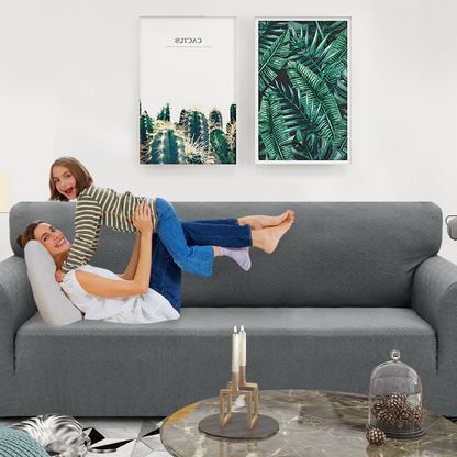 🛋️ Magas Rugalmasságú Jacquard Kanapéhuzat – Csúszásmentes, Mosható és Kisállatbarát