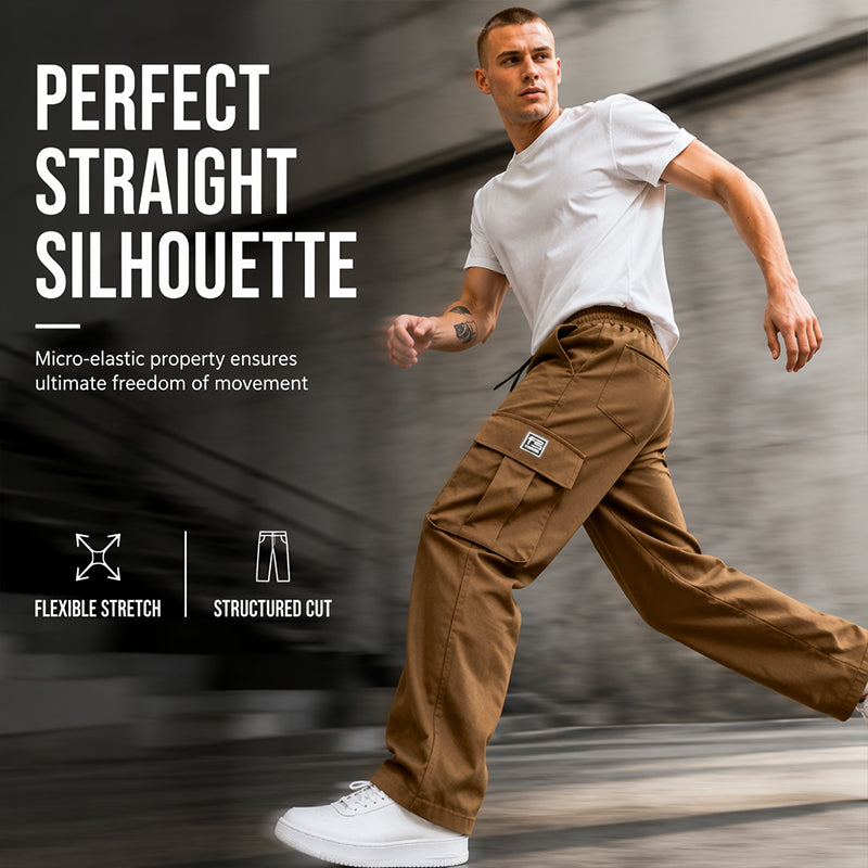 👖🏃 2026-os új, egyszínű munkaruha nadrág, húzózsinórral ellátott, rugalmas derékrésszel, amely nem szorítja a hasat 🎨
