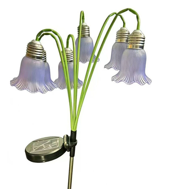 🌸 Napelemes Virág Kerti Lámpa – Elegáns Kültéri Dekoráció Kertbe, Teraszra és Sétányra