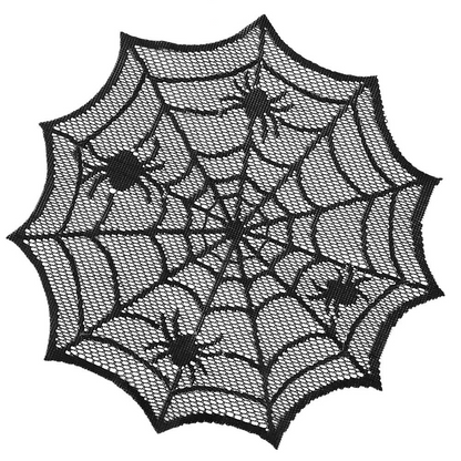 Spooky Halloween Patterns Tablecloth and Placemats Set
