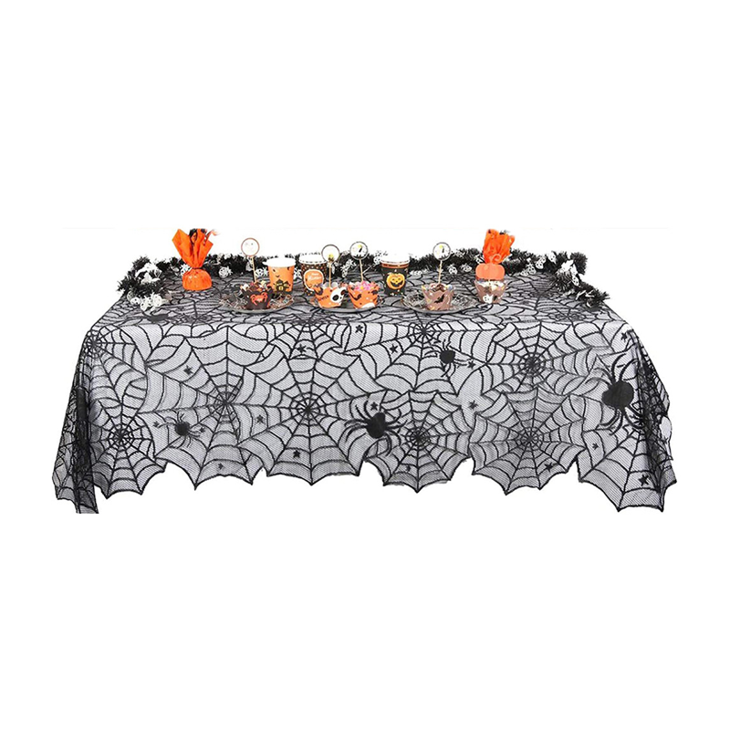 Spooky Halloween Patterns Tablecloth and Placemats Set