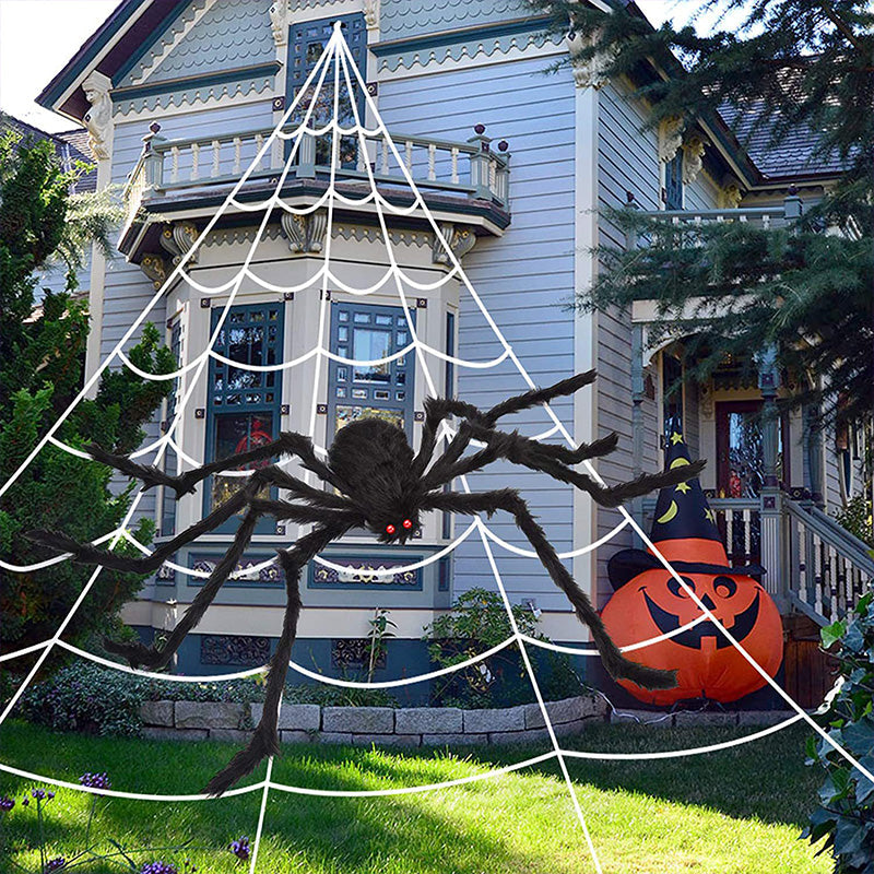🕸️ LED Pókhálós Függőlámpa – Tökéletes Halloween Dekoráció Otthonra 🎃👻