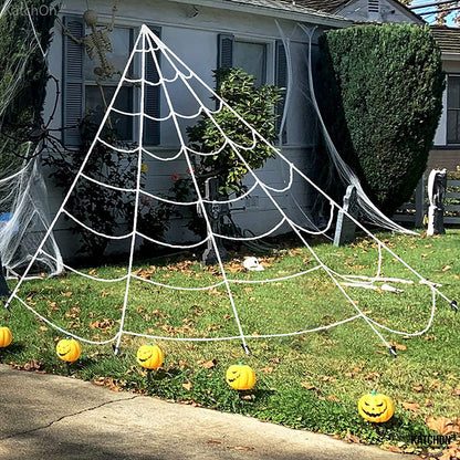 🕸️ LED Pókhálós Függőlámpa – Tökéletes Halloween Dekoráció Otthonra 🎃👻