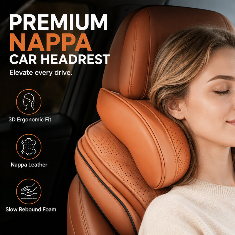 🚗💤 Harcolj a vezetés közbeni fáradtság ellen! Univerzális, alakmemória-habból készült nyakpárna az autó fejtámlájához, ergonómikus nyakpárna hosszú utazásokhoz