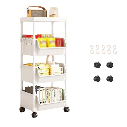 🛒 Keskeny Gurulós Tárolókocsi – Több Tárolóhely, Kevesebb Rendetlenség