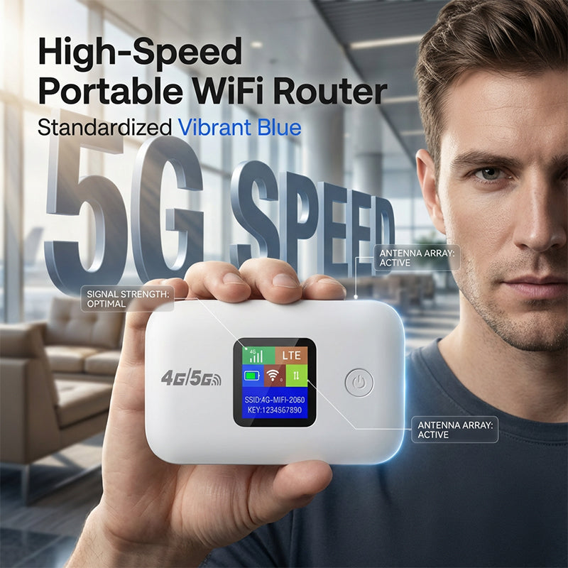 📶 Hordozható 4G/5G LTE WiFi Hotspot – Gyors és Stabil Internet Bárhol