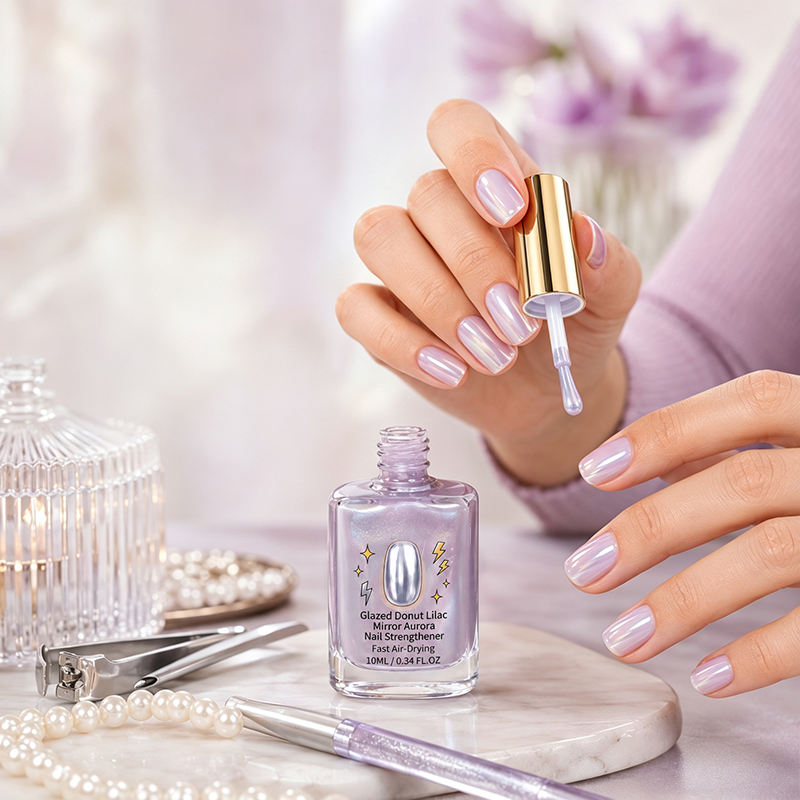💜💅 Lila körömlakk – tükörfényes csillogás és intenzív szín ✨