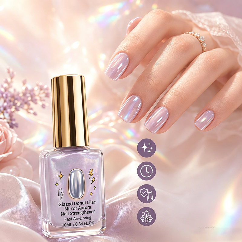 💜💅 Lila körömlakk – tükörfényes csillogás és intenzív szín ✨