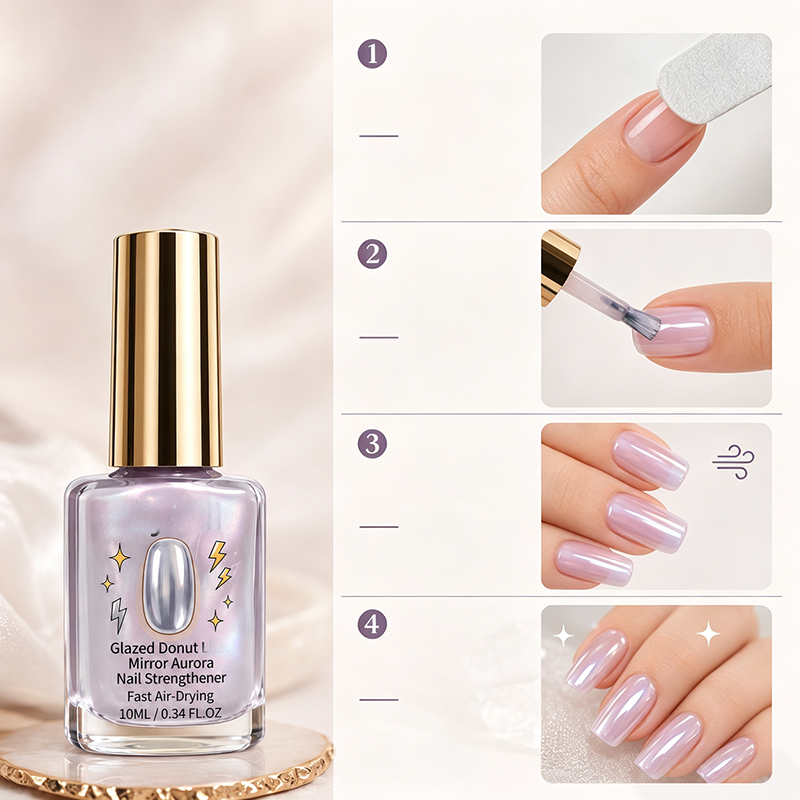 💜💅 Lila körömlakk – tükörfényes csillogás és intenzív szín ✨
