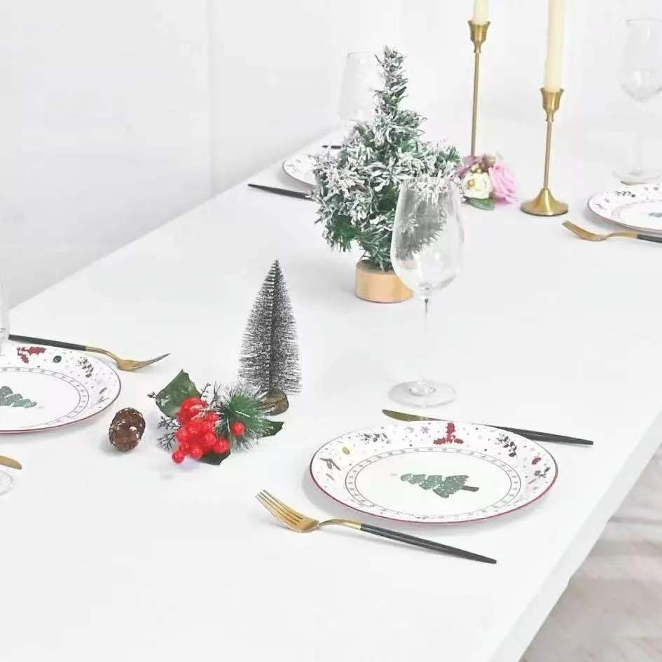 🌸✨Rugalmas anyagú asztalterítő, 4 láb/6 láb/8 láb hosszú asztalokhoz