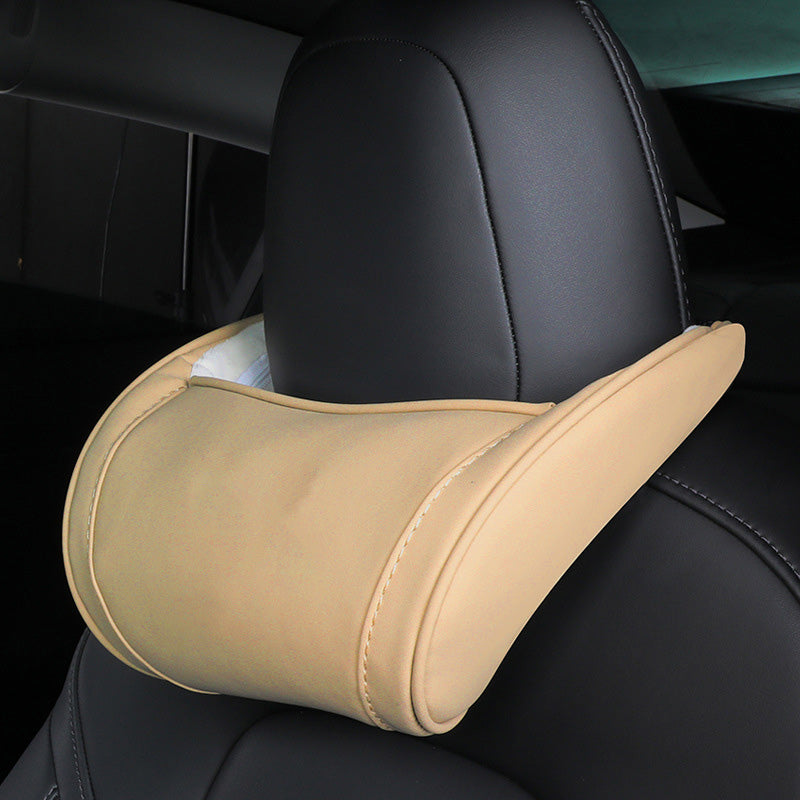 🚗 Ergonomikus, memóriahabbal ellátott autófejtámla – kényelmes nyaktámasz PU-ból