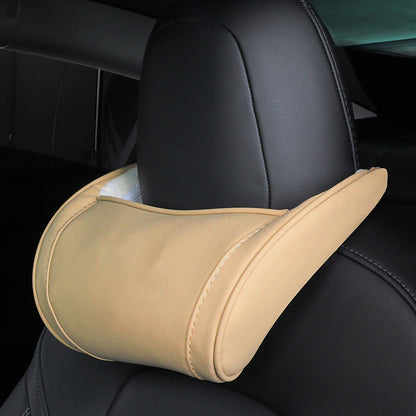 🚗 Ergonomikus, memóriahabbal ellátott autófejtámla – kényelmes nyaktámasz PU-ból