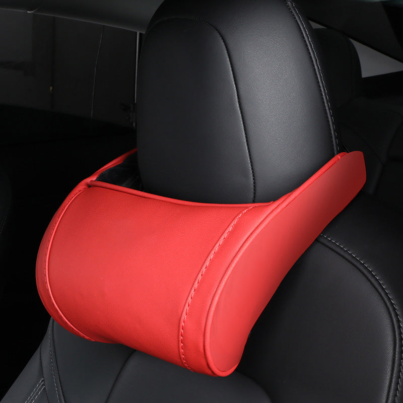 🚗 Ergonomikus, memóriahabbal ellátott autófejtámla – kényelmes nyaktámasz PU-ból