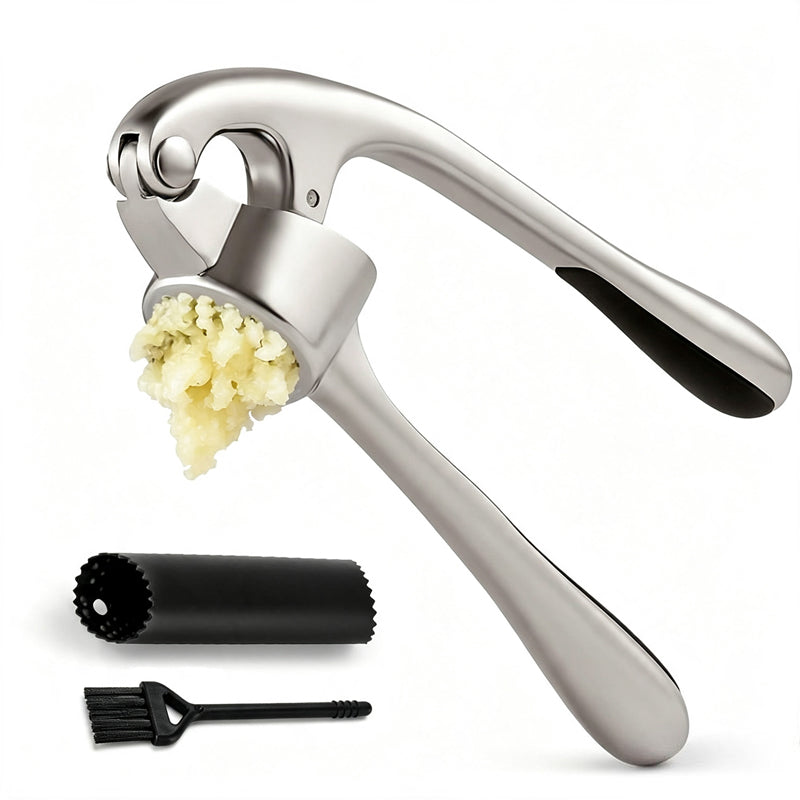 🧄 Prémium Fokhagymanyomó – Ergonomikus, Puha Fogantyúval a Könnyed Préselésért