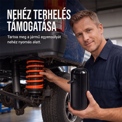 ⚙️ Nagy terhelésű tekercsrugós légzsákok – Teherbírásnövelő, strapabíró – Utánvét ✨
