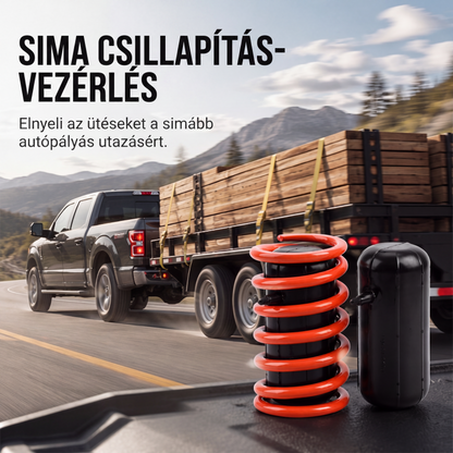 ⚙️ Nagy terhelésű tekercsrugós légzsákok – Teherbírásnövelő, strapabíró – Utánvét ✨