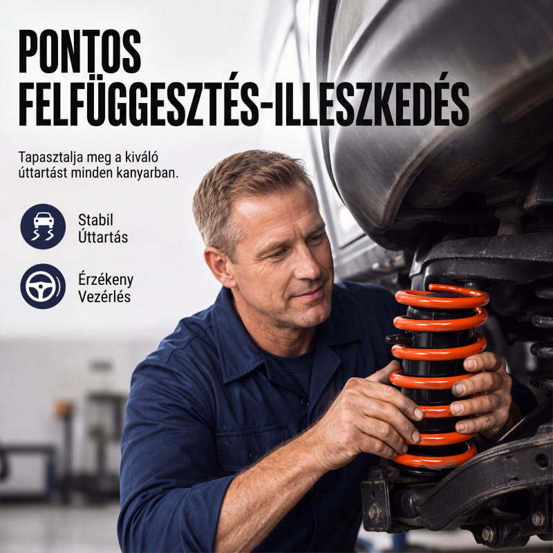 ⚙️ Nagy terhelésű tekercsrugós légzsákok – Teherbírásnövelő, strapabíró – Utánvét ✨