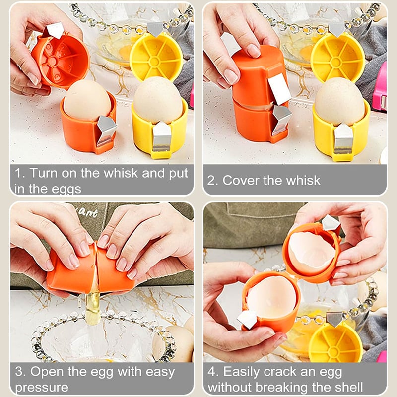 🥚☀️✨Eptchn No Mess Easy Egg Opener CrackSlick