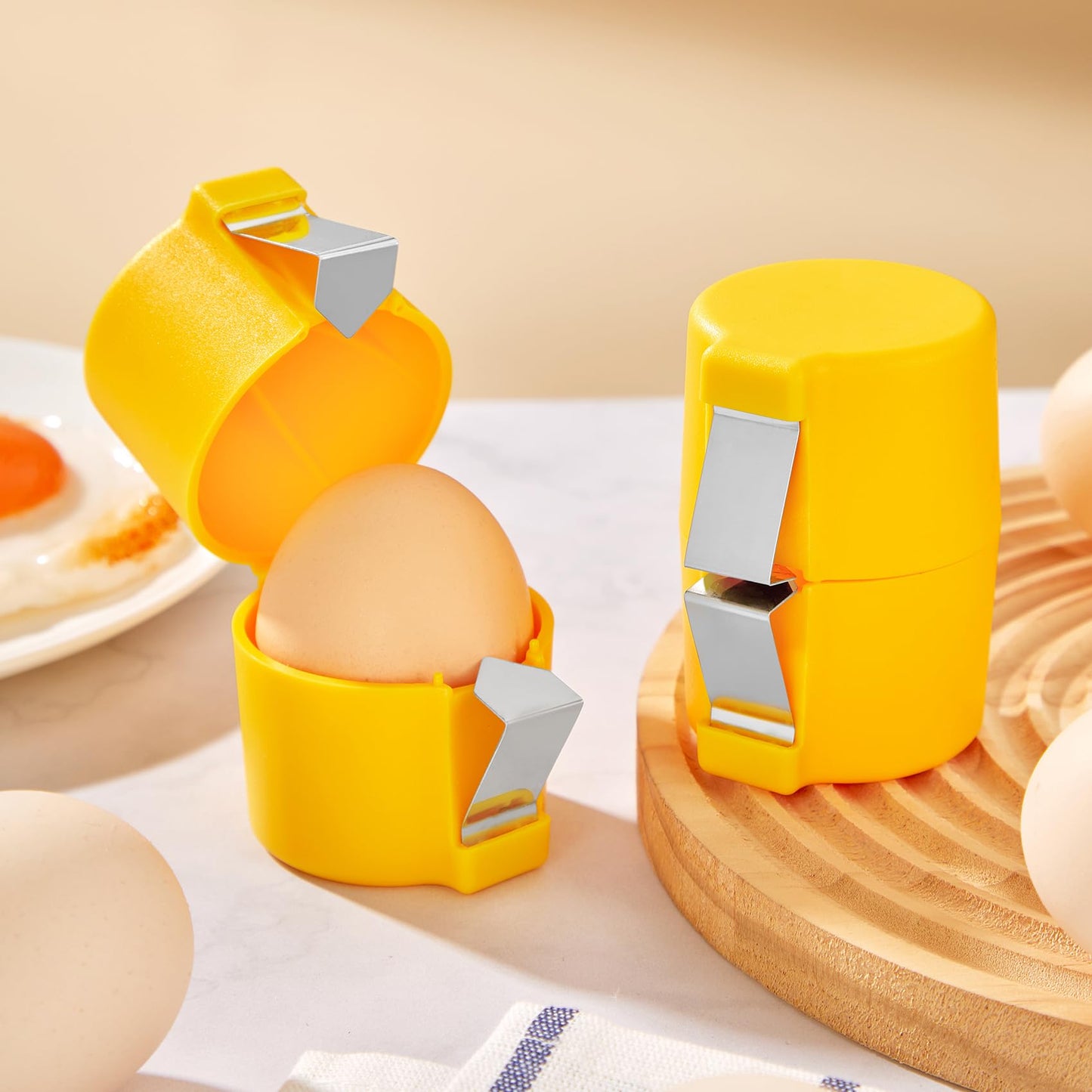🥚☀️✨Eptchn No Mess Easy Egg Opener CrackSlick
