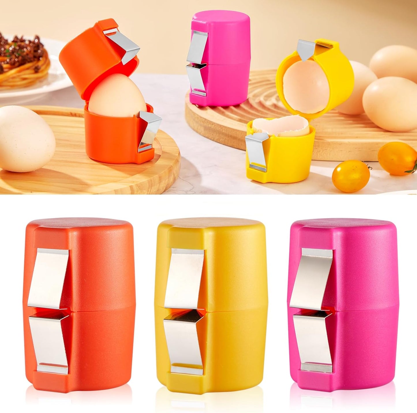 🥚☀️✨Eptchn No Mess Easy Egg Opener CrackSlick