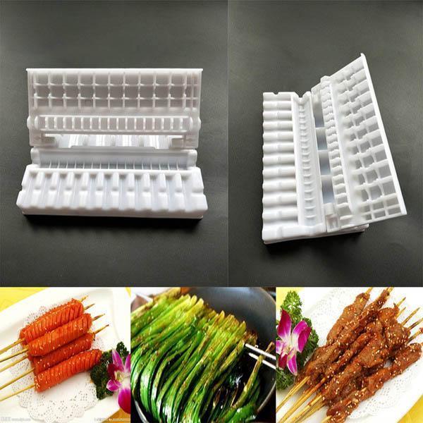 Grillnyárs-készítő – Gyors és Egyszerű Húsnyárs Formázó