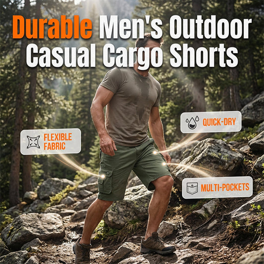 🩳 Férfi cargo rövidnadrág outdoor és casual stílusban