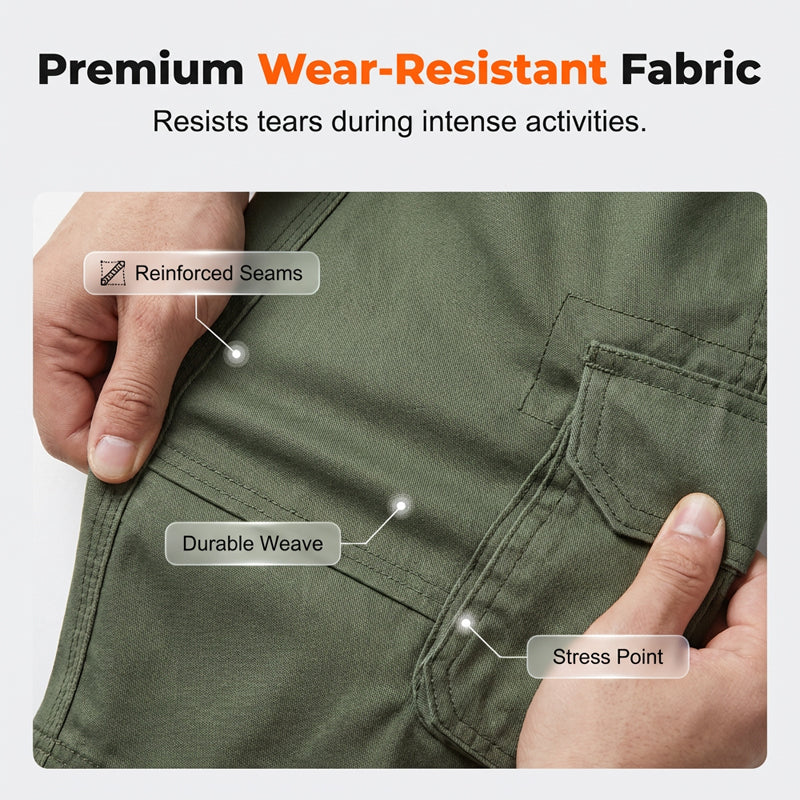 🩳 Férfi cargo rövidnadrág outdoor és casual stílusban