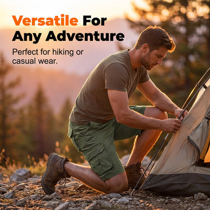 🩳 Férfi cargo rövidnadrág outdoor és casual stílusban