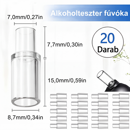 🍺 Újratölthető alkoholszonda LCD-kijelzővel és hangbemondással – Pontos mérés – Utánvét ✨